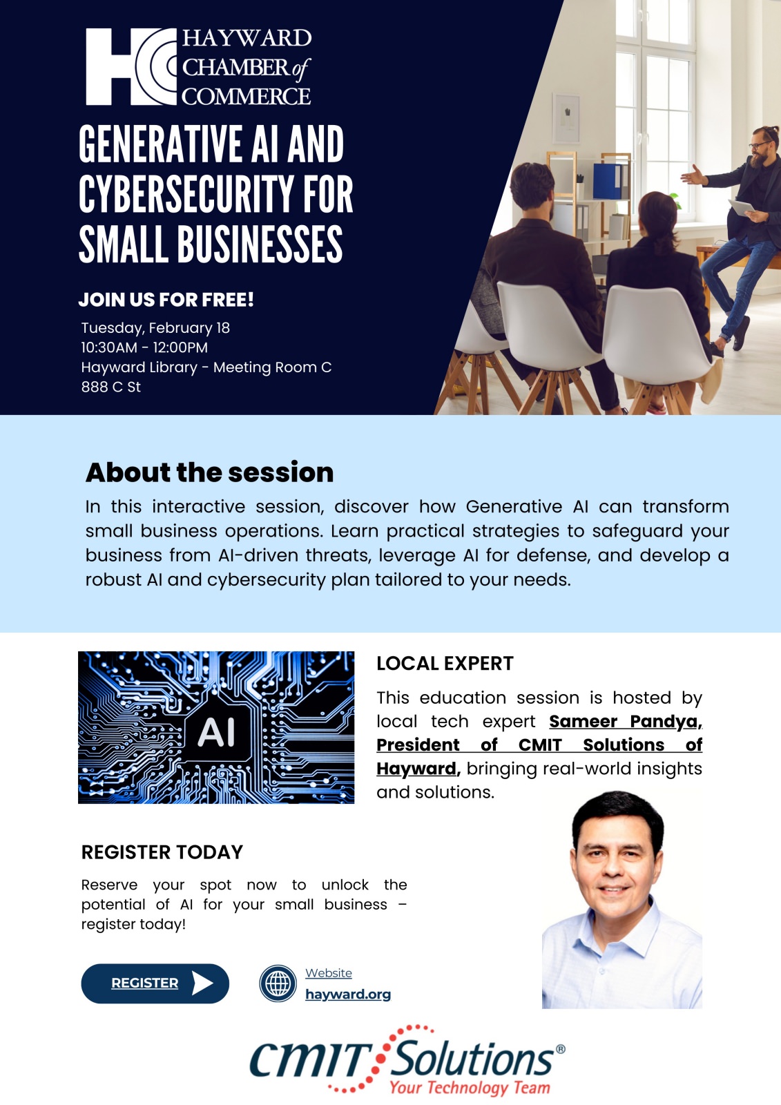 AI Cybersecurity for Small Businesses class