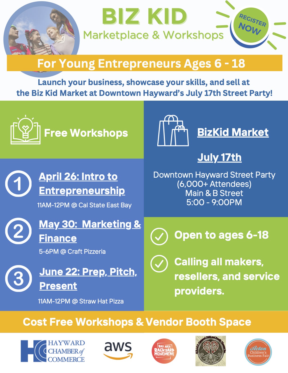 Biz Kid Market & Workshops