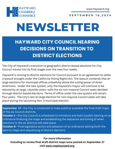September 16, 2024 Newsletter